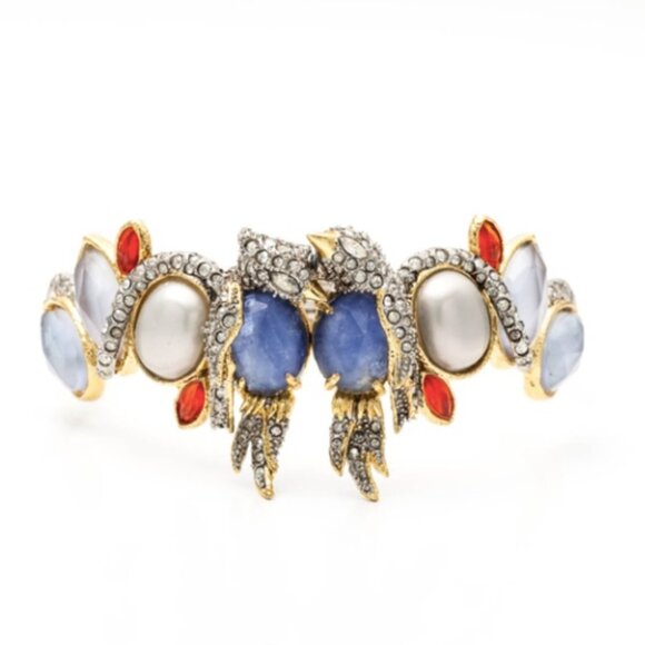 Alexis BittarEncrusted Love Birds Hinged Bracelet